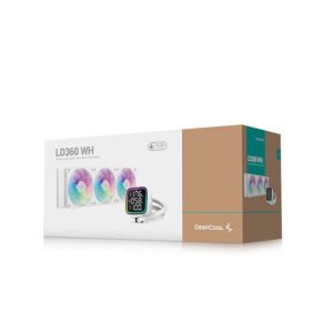 DEEPCOOL LD360 ARGB CPU LIQUID COOLER WHITE
