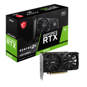 MSI GeForce RTX 3050 VENTUS 2X E 6G OC 6 GB Graphic Card