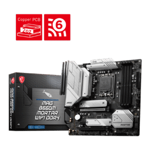 MSI MAG B660M MORTAR WIFI DDR4 INTEL LGA1700 MOTHERBOARD