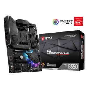 MSI MPG B550 GAMING PLUS AMD AM4 MOTHERBOARD