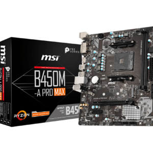 MSI B450M-A PRO MAX AMD AM4 MOTHERBOARD