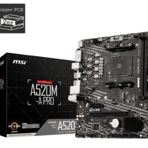 MSI PRO A520M-A AMD AM4 MOTHERBOARD