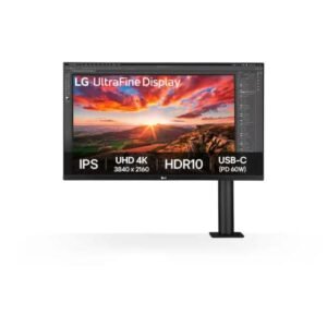 LG 32UN880K-B 31.5" UHD 4K Ergo IPS Monitor with USB-C HDR10