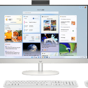 HP AIO 27 13th Gen Intel Core i3-1315U, 8GB, 512GB SSD, Intel UMA Graphics, 27 Inch FHD, Win 11, MS Office 2024, Shell White, CR0902IN