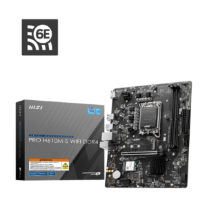 MSI PRO H610M-S WIFI DDR4 MOTHERBOARD