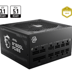MSI MAG A750GL PCIE5 750W 80 PLUS GOLD ATX 3.1 FULLY MODULAR SMPS