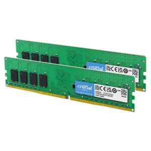 CRUCIAL 64GB KIT (2X32GB) DDR4-3200 UDIMM CL22 RAM CT2K32G4DFD832A