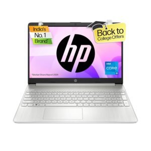 HP 15S FQ5329TU [CI5-1235U 12TH GEN/8GB/512GB SSD/WIN11 HOME+MSO/15.6 INCH/INTEGRATED GRAPHICS /1 YEAR(S)/SILVER]