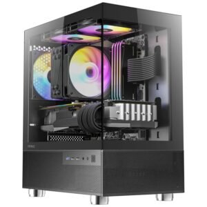 ANTEC CX200M RGB ELITE (M-ATX) MINI TOWER CABINET (BLACK)