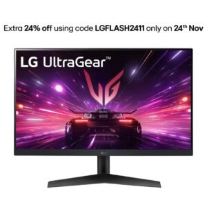 LG 24GS60F-B ULTRAGEAR 23.8 INCH FULL HD IPS GAMING MONITOR