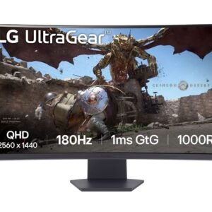 LG ULTRAGEAR 32GS60QC-B 32 INCH CURVED GAMING MONITOR